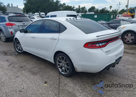 2015 Dodge Dart Sxt из США, поврежденный, VIN 1C3CDFBB3FD123705